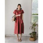 Round-neck Long Dress