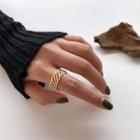 Perforated Open Ring Gold - One Size