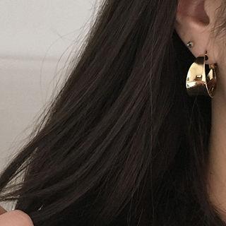 Thick Hoop Earrings