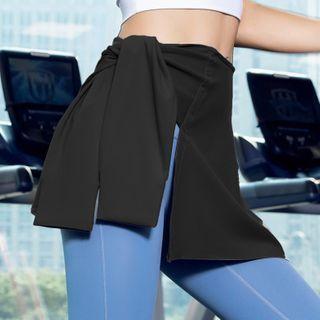 Sports Cover Up Skirt Tq002 - Black - One Size