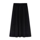 High-waist Plain A-line Skirt / Mermaid Skirt