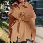 Single Breasted Sashed Coat