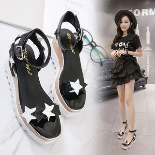 Star Ankle Strap Sandals