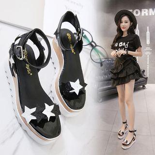 Star Ankle Strap Sandals