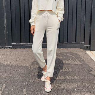 Letter-printed Sweatpants