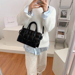 Padded Top Handle Crossbody Bag