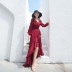 Long-sleeve High-low Sundress
