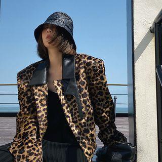 Leopard Print Jacket / Midi Coat