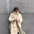 Round-neck Loose-fit Padded Coat