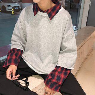 Mock Neck Piece Pullover