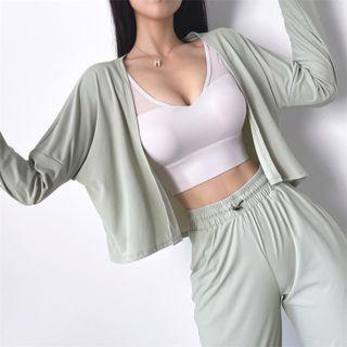 Quick-dry Open-front Sports Light Jacket In 5 Colors