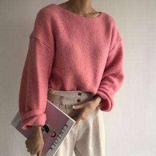 Plain Pullover / Wide-leg Pants