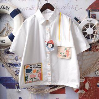 Embroidered Shirt / Short-sleeve Shirt