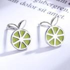 Alloy Fruit Earring 1 Pair - Silver - One Size