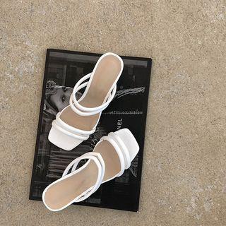 High-heel Strappy Mules