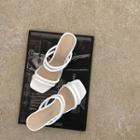 High-heel Strappy Mules