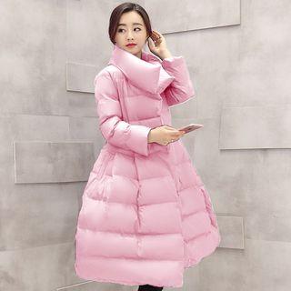 Padded A-line Long Coat