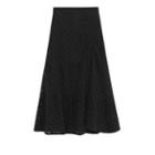 Lace Drawstring Midi A-line Skirt