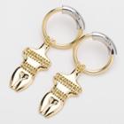 Alloy Dangle Earring 1 Pair - Gold - One Size