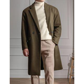 Cashmere Blend Loose-fit Long Coat