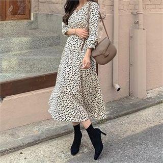 Leopard Long Wrap Skirt