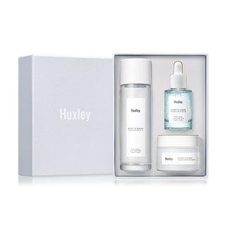 Huxley - Hydration Trio Set: Toner Extract It 120ml + Essence Grab Water 30ml + Cream Fresh & More 50ml 3pcs
