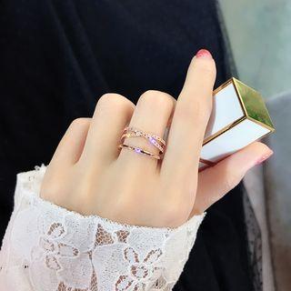 Rhinestone Layer Ring