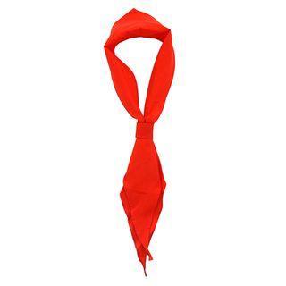 Knotted Red Scarf