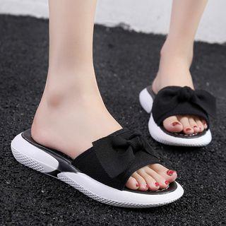 Bow-accent Sports Sandals