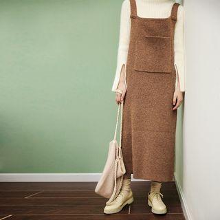 Wide Leg Ribbed Knit Jumper Pants