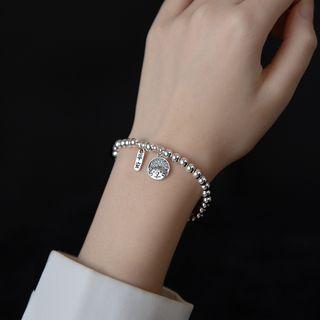 Tiger Pendant Sterling Silver Bracelet Silver - One Size
