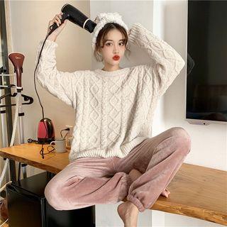 Elastic Waist Fleece Pants