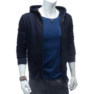 Contrast Trim Hoodie