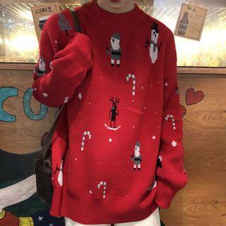 Christmas Cartoon Pattern Sweater