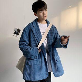 Corduroy Button-up Coat