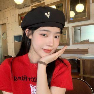 Heart Stamp Beret