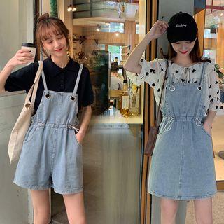 Denim Jumper Dress / Jumper Shorts