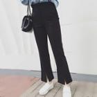 Slit Boot Cut Pants