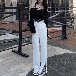 Cutout Loose Fit Pants