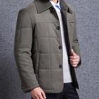 Fleece-lined Collared Jacket