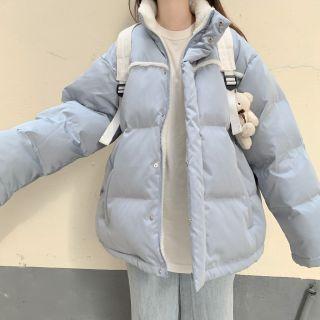 Revisable Fleece Zip Padded Jacket
