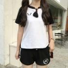 Set: Panda Short-sleeve T-shirt + Shorts