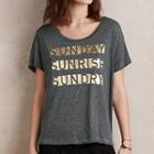 Bronzing Letter Short-sleeve T-shirt
