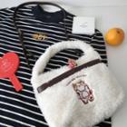 Cow Embroidered Crossbody Bag