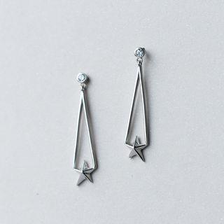 925 Sterling Silverstar Drop Earrings