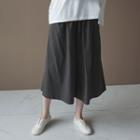 Elastic-waist Midi Culottes