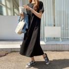 Cuffed-sleeve T-shirt Dress