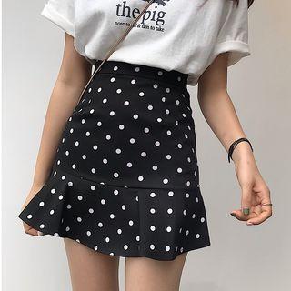 Sheath High-waist Mermaid Skirt A-line Semi Skirt