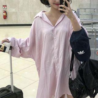 Oversized Shirt Pink - One Size