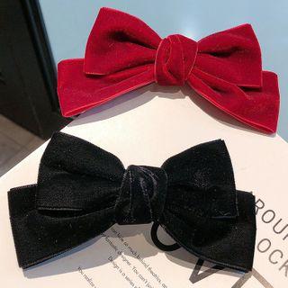 Velvet Bow Hair Clip / Hair Tie